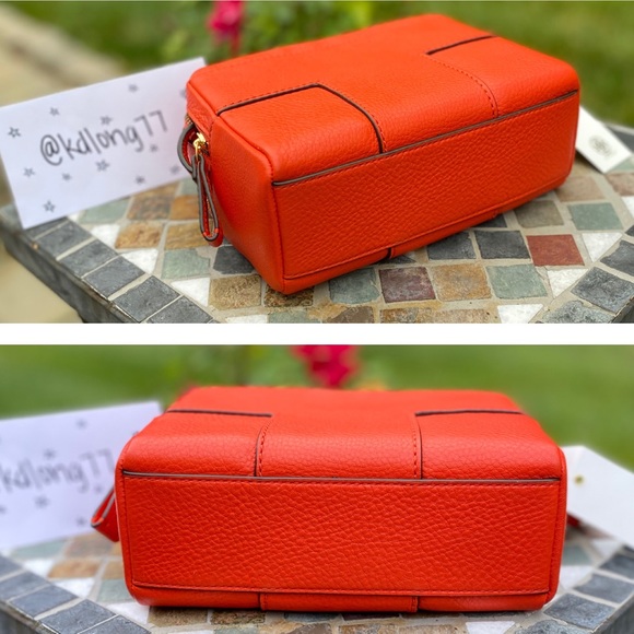 Tory Burch Block T Pebbled Leather Crossbody Bag - Picture 8 of 16